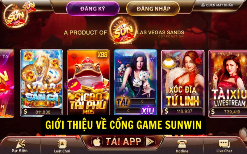 Giới thiệu tổng quan về cổng game Sunwin